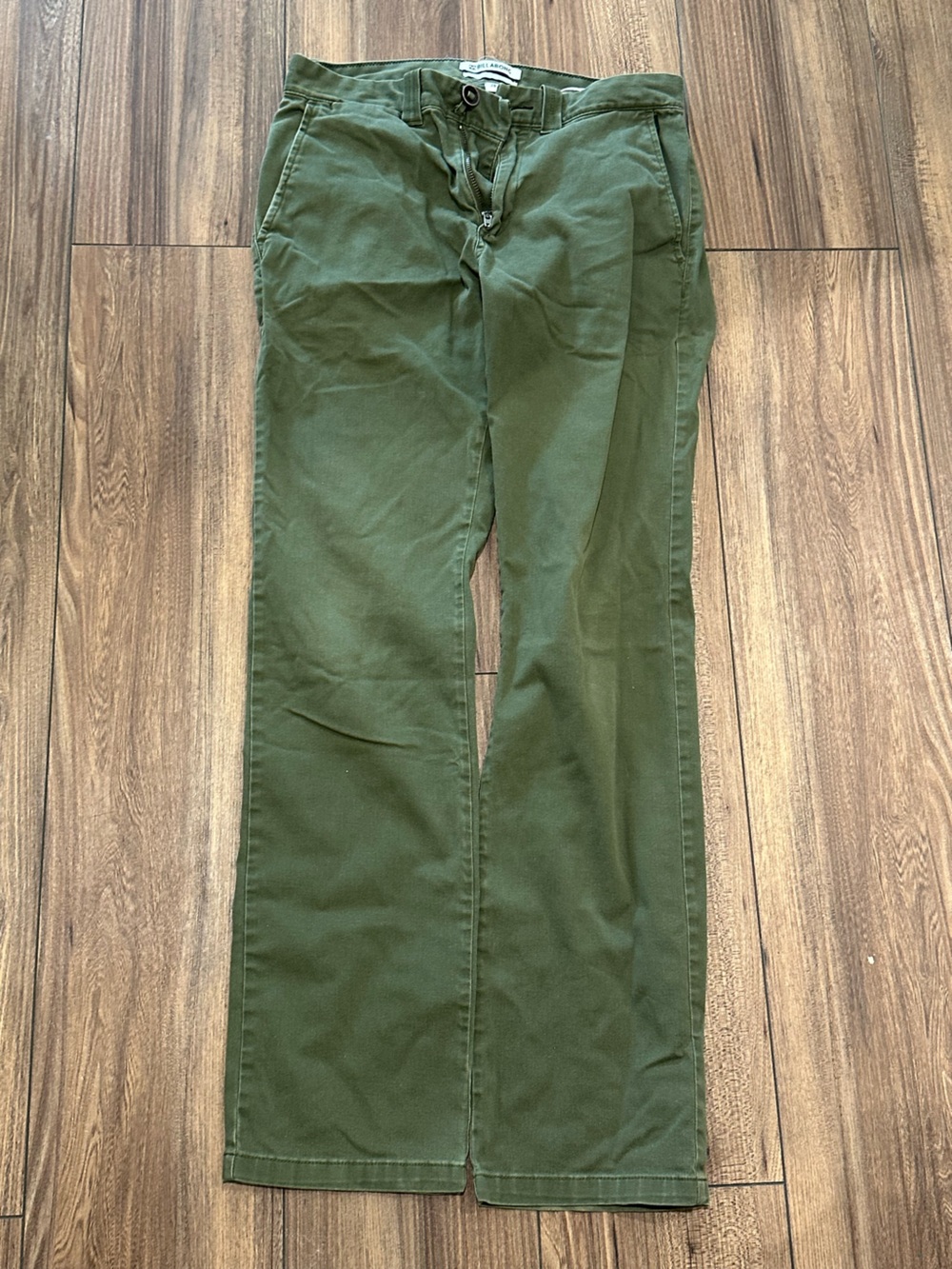Billabong Olive Green Men's Cargo Pants with Zip